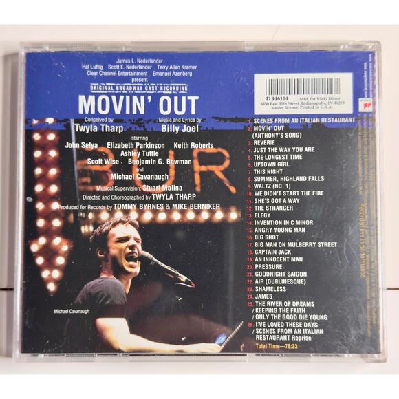 Movin' Out Based on the Songs & Music of Billy Joel 2002 Original Broadway Cast - Picture 2 of 8